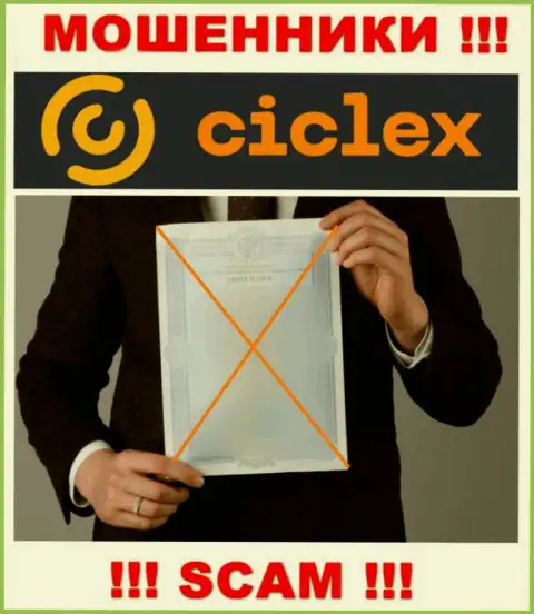 Данных о лицензионном документе организации Ciclex у нее на официальном онлайн-сервисе НЕ ПРЕДСТАВЛЕНО