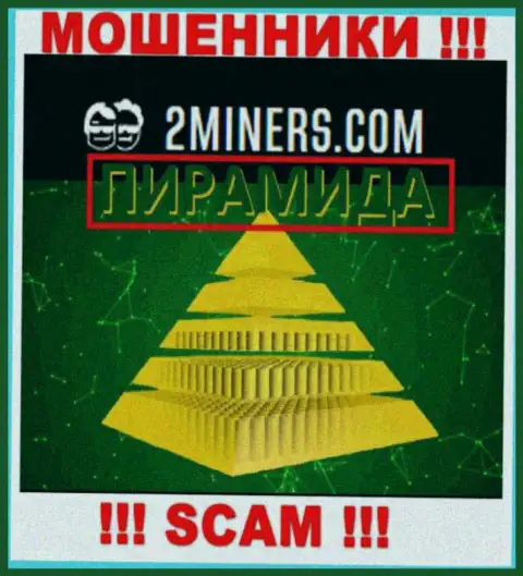 2Miners Com - это МОШЕННИКИ, прокручивают делишки в сфере - Пирамида