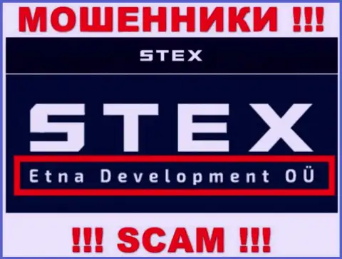 На веб-сервисе Stex Com говорится, что Etna Development OÜ - их юр лицо, однако это не значит, что они добросовестны