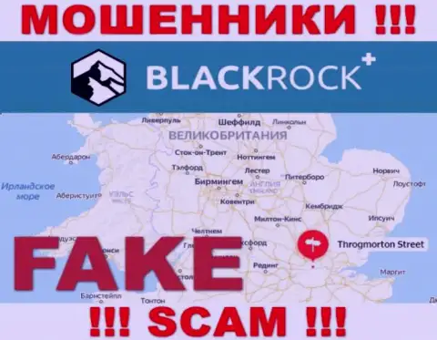 BlackRock Plus не намерены нести наказание за свои мошеннические уловки, именно поэтому информация об юрисдикции фейковая