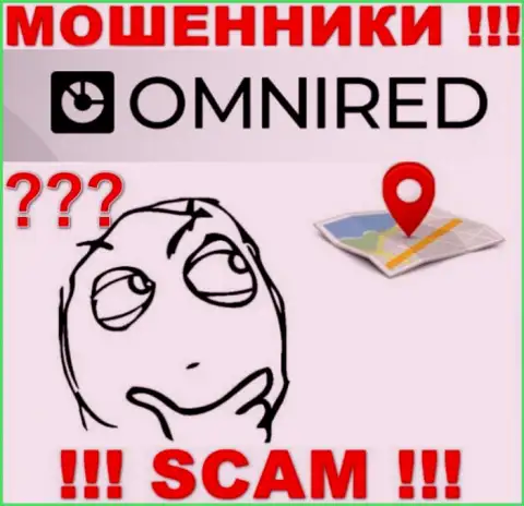 На онлайн-ресурсе Omnired тщательно скрывают сведения касательно местонахождения компании