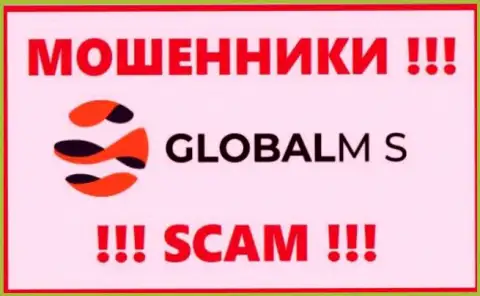 Логотип ОБМАНЩИКА GlobalM-S Com
