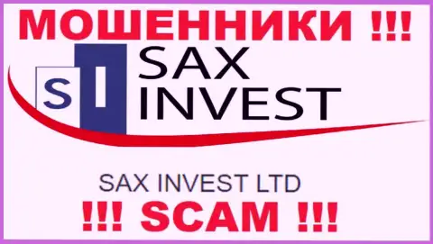 Информация про юридическое лицо интернет мошенников SaxInvest Net - SAX INVEST LTD, не спасет Вас от их загребущих лап