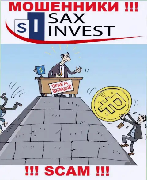 Sax Invest не внушает доверия, Инвестиции - это конкретно то, чем занимаются эти мошенники
