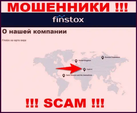 Finstox Com - это internet мошенники, их место регистрации на территории Cyprus