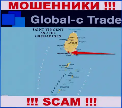 Осторожнее интернет мошенники Global C Trade расположились в оффшорной зоне на территории - Kingstown, St. Vincent and the Grenadines