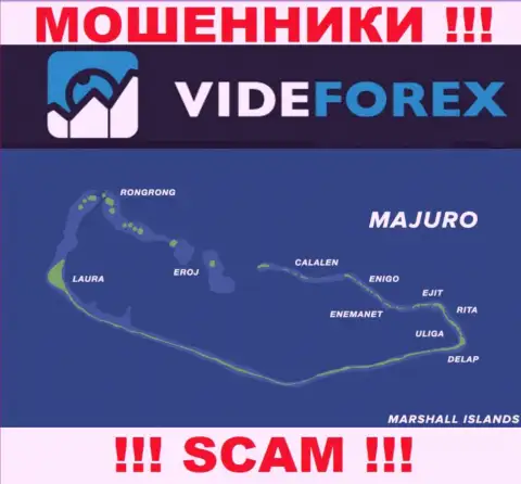 Организация ВайдФорекс Ком имеет регистрацию довольно-таки далеко от оставленных без денег ими клиентов на территории Majuro, Marshall Islands