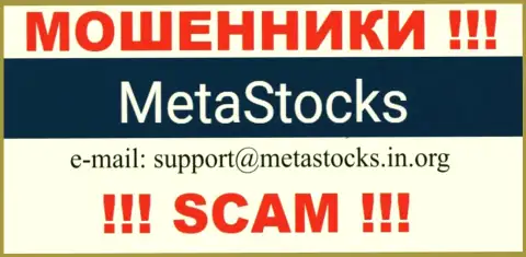 Адрес электронной почты для обратной связи с мошенниками МетаСтокс Ко Ук