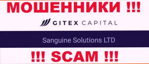 Юридическое лицо Sanguine Solutions LTD - это Sanguine Solutions LTD, такую информацию расположили ворюги на своем интернет-ресурсе