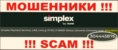 Наличие номера регистрации у Simplex (US), Inc. (304445876) не говорит о том что организация порядочная